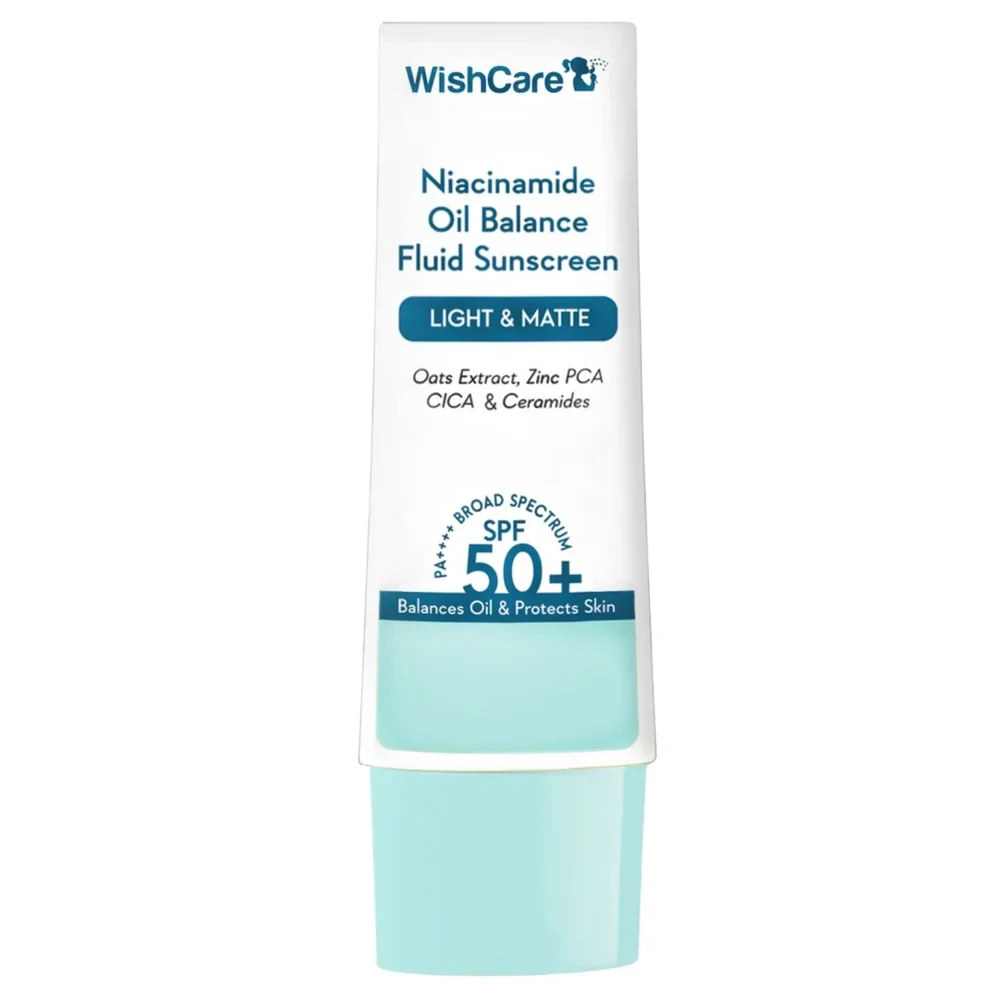 WishCare Niacinamide Oil Balance Fluid Sunscreen SPF 50 PA++++ - 50g
