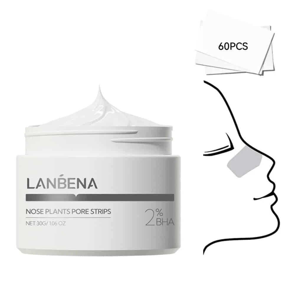 LANBENA Blackhead Remover Nose Plants Pore Strips – 30gm