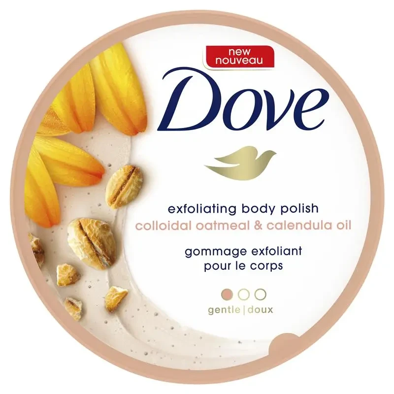 Dove Exfoliating Body Polish with Colloidal Oatmeal and Calendula Oil - 298g