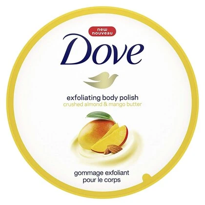 Dove Scrub Crushed Almond & Mango Butter - 298gm