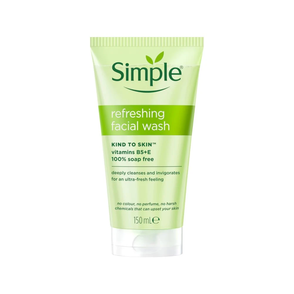 Simple Kind To Skin Refreshing Facial Wash Gel 150ml (Poland)