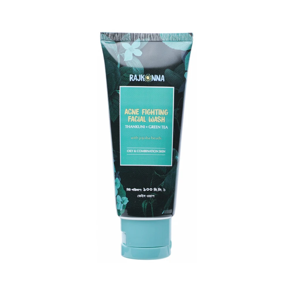 Rajkonna Acne Fighting Facial Wash With Jojoba Beads - 100ml