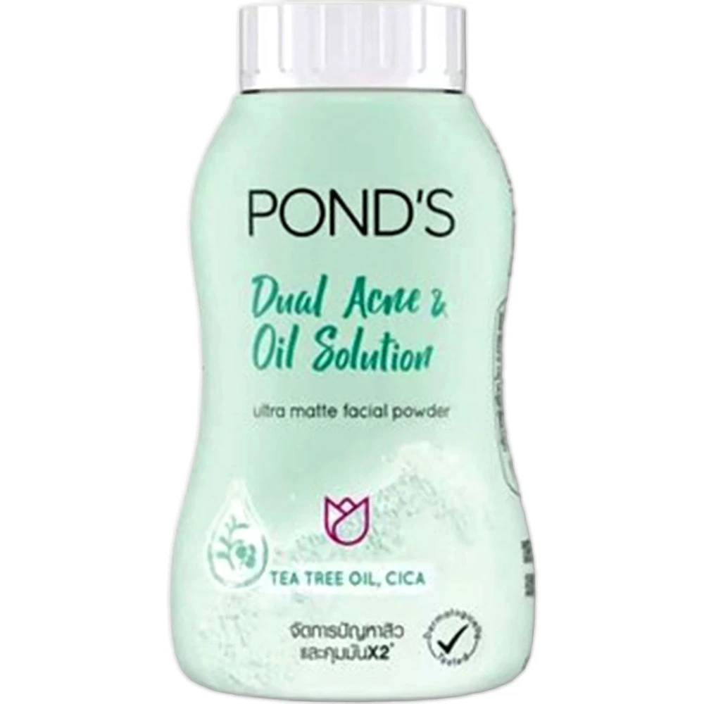 Ponds Dual Acne & Oil Solution Ultra Matte Facial Powder - 50gm