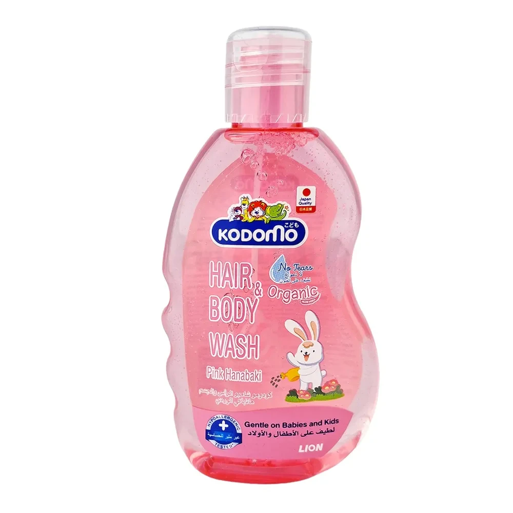 Kodomo Head to Toe Wash Pink Hanabaki - 200ml