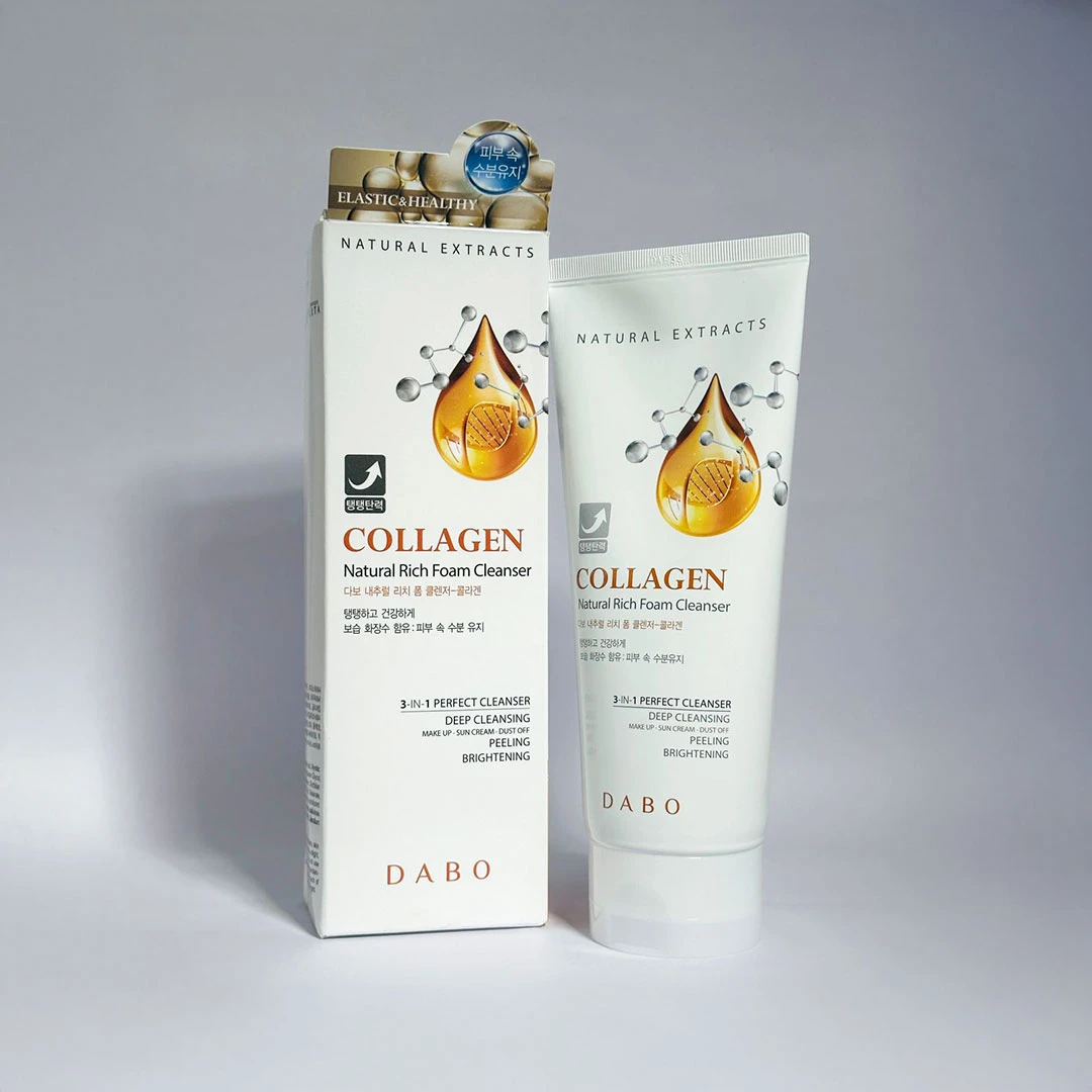 Dabo Natural Rich Foam Cleanser Collagen 180ml
