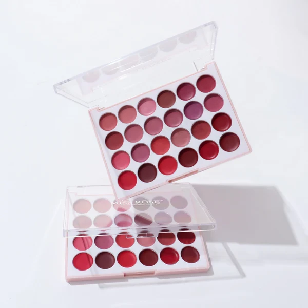 Miss Rose 24 Color All Round Moisturizing Matte Lipstick palette