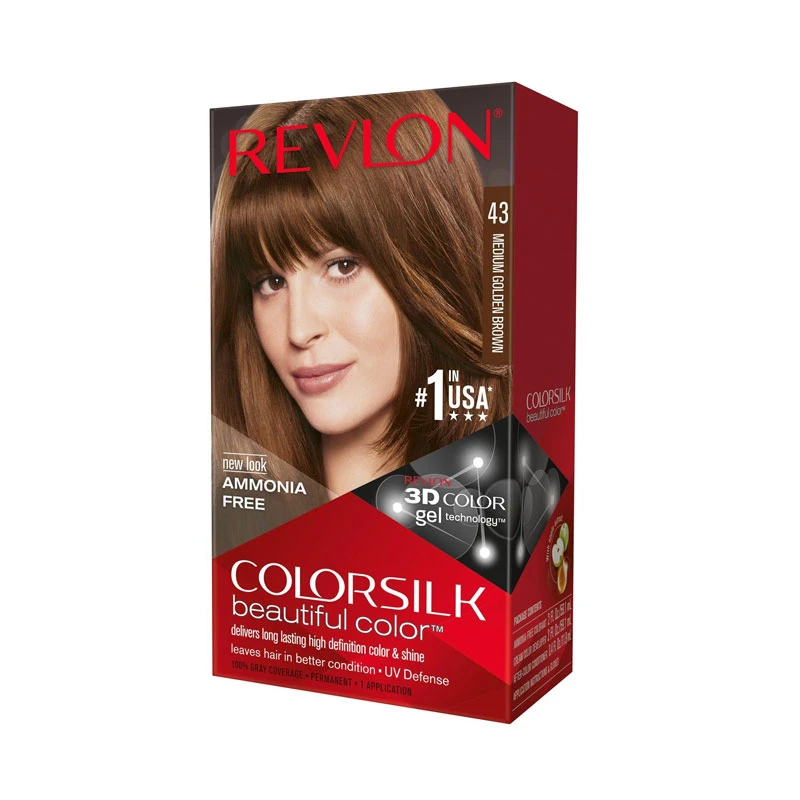 Revlon Colorsilk Hair Color - 43 Medium Golden Brown