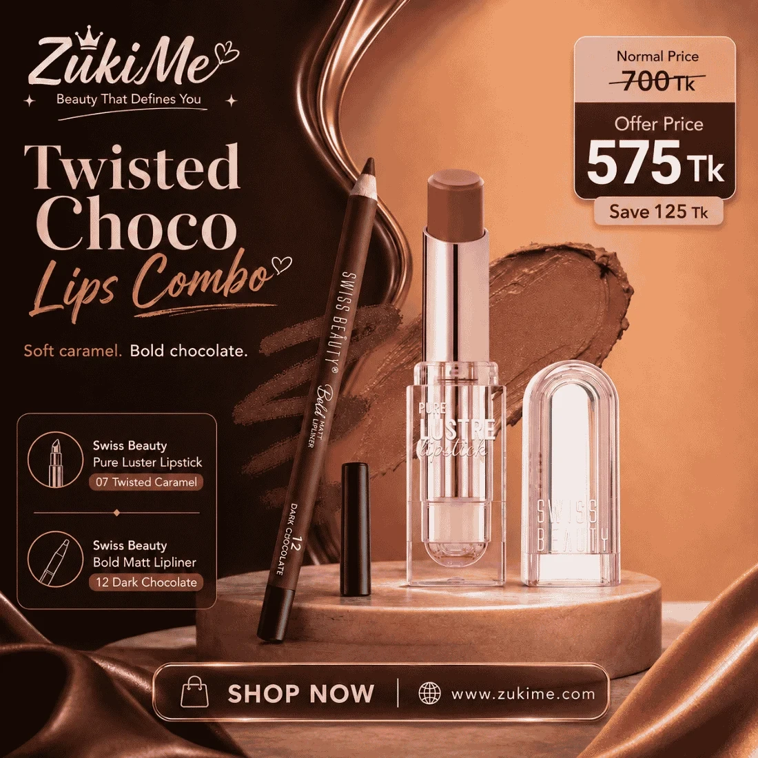 Twisted Choco Lips Combo
